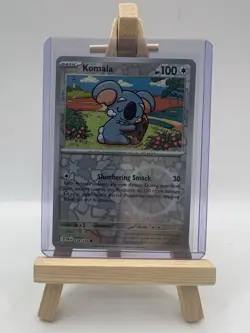 Pokemon TCG Komala S&V Journey Together 129/159 Reverse Holo Common Card MINT - Image 1