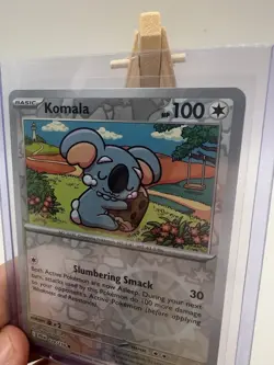Pokemon TCG Komala S&V Journey Together 129/159 Reverse Holo Common Card MINT - Image 3