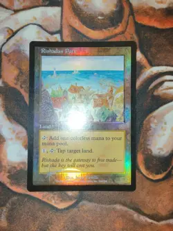 FOIL Rishadan Port Mercadian Masques MMQ MTG Magic the Gathering 1st Edition - Image 1