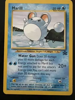 POKEMON MARILL BLACK STAR PROMO CARD #29 - Image 1