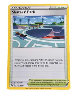 New: 2021 Pokemon TCG Skaters' Park 242 Swsh08: Fusion Strike Regular Uncommon - Image 1