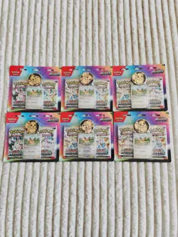Under Market Price Prismatic Evolutions Pokemon Lot: 6x Sealed 2-Pack Blisters - Image 1