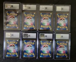 Pokemon Japanese CGC 10 of 8 Art Rare Slabs, Varoom, Diancie, Clay Burst, Vstar - Image 2