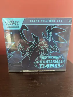 Pokemon Mega Evolution Phantasmal Flames Elite Trainer Box sealed - Image 1