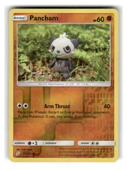 Pancham 81/181 Common Team Up Pokemon Reverse Holo Lightly Played - Image 1
