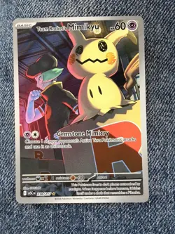 Pokemon TCG Team Rockets Mimikyu 238/217 Acended Heroes Pack Fresh - Image 1