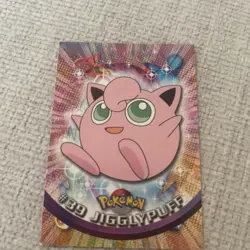 #39 Jigglypuff, Pokemon TCG Red Logo Topps TV Animation Edition, Reg, NM - Image 1