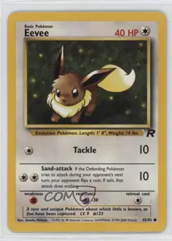 Eevee Pokemon Team Rocket #55 2000 - Image 1