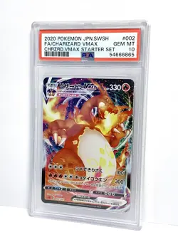 PSA 10 Charizard VMAX Full Art SC 002/021 Starter Set Graded Gem Mint Japanese - Image 2