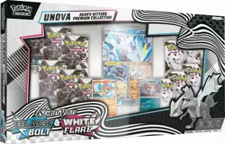 Pokemon Unova Heavy Hitters Costco Premium Collection Black Bolt White Flare SIR - Image 1