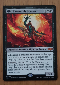 Gix, Yawgmoth Praetor MTG NM Regular Tarkir Dragonstorm Magic the Gathering - Image 1