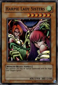 Harpie Lady Sisters - Super Rare MRD-E009 - HP - YuGiOh - Image 1
