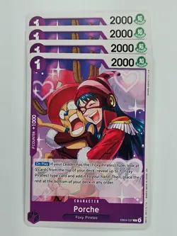 One Piece - 4x EB04-037 Porche - Common - Image 1