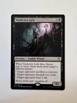 Vindictive Lich - MTG Commander 2017 - NM - Image 1