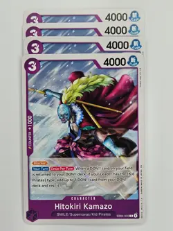 One Piece - 4x EB04-035 Hitokiri Kamazo - Common - Image 1