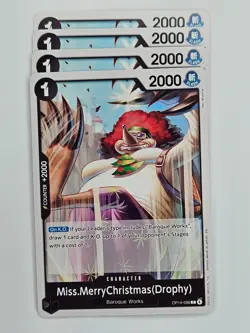 One Piece - 4x OP14-088 Miss.MerryChristmas(Drophy) - Common - Image 1