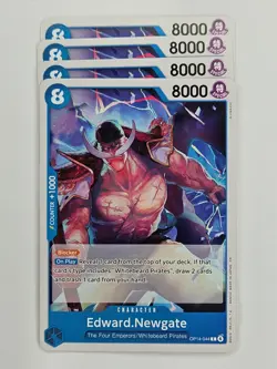 One Piece - 4x OP14-044 Edward.Newgate - Common - Image 1