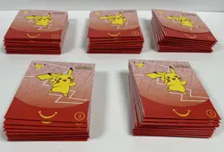 Mcdonalds Pokemon 25th Anniversary Cards Happy Meal Booster Packs Lot of (10) - Image 2