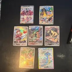 Pokemon Japanese Art rare! 7 card lot! Amazing cards! Feat.Chairzard EX - Image 1