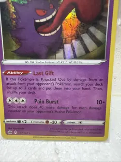 Gengar 57/198 Holo - Pokemon - Swsh06: Sword & Shield - Chilling Reign set. NM - Image 2