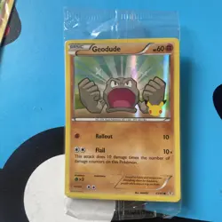 Geodude 43/83 - 20th Anniversary Promo - Sealed Pack - NM - Holo - Pokemon TCG - Image 1