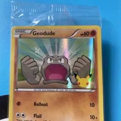Geodude 43/83 - 20th Anniversary Promo - Sealed Pack - NM - Holo - Pokemon TCG - Image 3