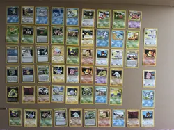 x43 Non Holo Neo Genesis Pokemon Card Bundle +extra 14 Duplicates job lot - Image 1