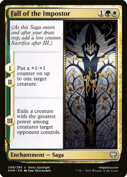 X 1 Fall of the Impostor NM Kaldheim 208 MTG Magic The Gathering - Image 1