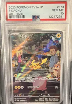 Pokemon Pikachu Art Rare Holo Sv2a Card 151 173/165 PSA 10 2023 Japanese - Image 1