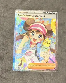 Pack Fresh Rosa’s Encouragement SIR 123/088 Pokemon Perfect Order Card Pikachu - Image 2