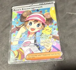 Pack Fresh Rosa’s Encouragement SIR 123/088 Pokemon Perfect Order Card Pikachu - Image 4
