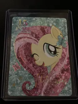My Little Pony Trading Card 15 Years Fluttershy Kindness Kayou MLPME02SC005L5 - Image 1