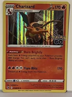 Charizard Holo 010/078 Pokemon GO NM Pokemon Fast Shipping - Image 1