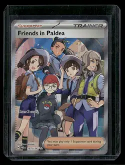 Pokemon SV: Prismatic Evolutions #137/131 Friends in Paldea - NM - Image 1