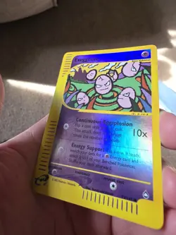 Exeggcute 77/147 Pokemon TCG Card Reverse Holo Aquapolis | Light Play - Image 3