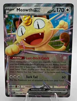 Meowth ex - #062/088 Perfect Order Pokemon TCG [NM] - Image 1
