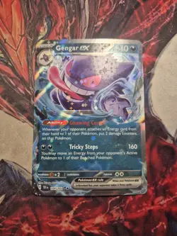 Gengar ex 104/162 Temporal Forces Double Rare Pokemon NM - Image 1