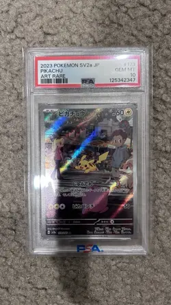 Pikachu 173/165 Art Rare Sv2a 151 2023 Pokemon Japanese PSA 10 - Image 1