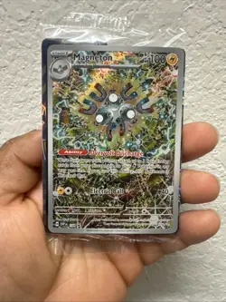 Pokemon Sealed Magneton SVP 159 Surging Sparks Full Art Holo Black Star Promo - Image 1
