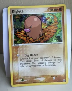 Diglett - 61/112 EX Fire Red Leaf Green 2004 - Reverse Holo - Pokemon TCG - Image 1