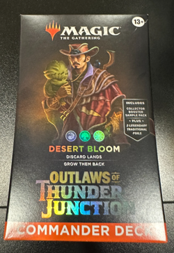 Magic The Gathering MTG Outlaws Of Thunder Junction Commander Deck Desert Bloom - Image 1