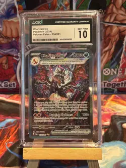 Pokemon TCG Charizard EX Paldean Fates Sir 234/091 Clean Copy - Image 1