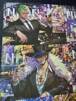 One Piece Collectible Foiled Character Anime 9 Waifu Cards CCG Wine Party - Image 2