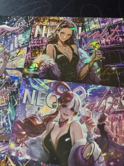 One Piece Collectible Foiled Character Anime 9 Waifu Cards CCG Wine Party - Image 4