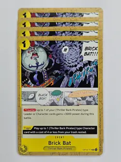One Piece - 4x OP14-117 Brick Bat - Uncommon - Image 1