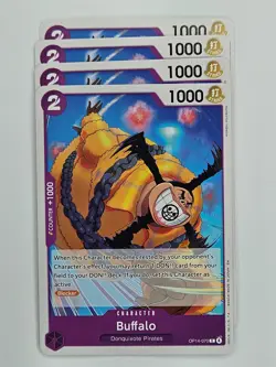 One Piece - 4x OP14-070 Buffalo - Common - Image 1