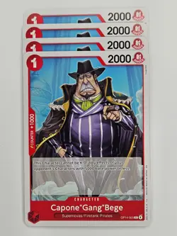 One Piece - 4x OP14-003 CaponeGangBege - Common - Image 1