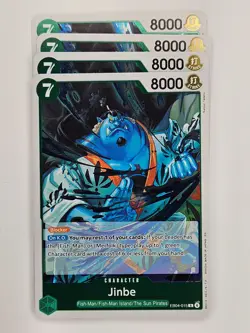 One Piece - 4x EB04-015 Jinbe - Rare - Image 1