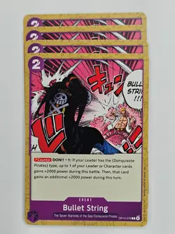 One Piece - 4x OP14-078 Bullet String - Common - Image 1