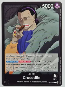 One Piece - OP14-079 Crocodile - Leader - Image 1